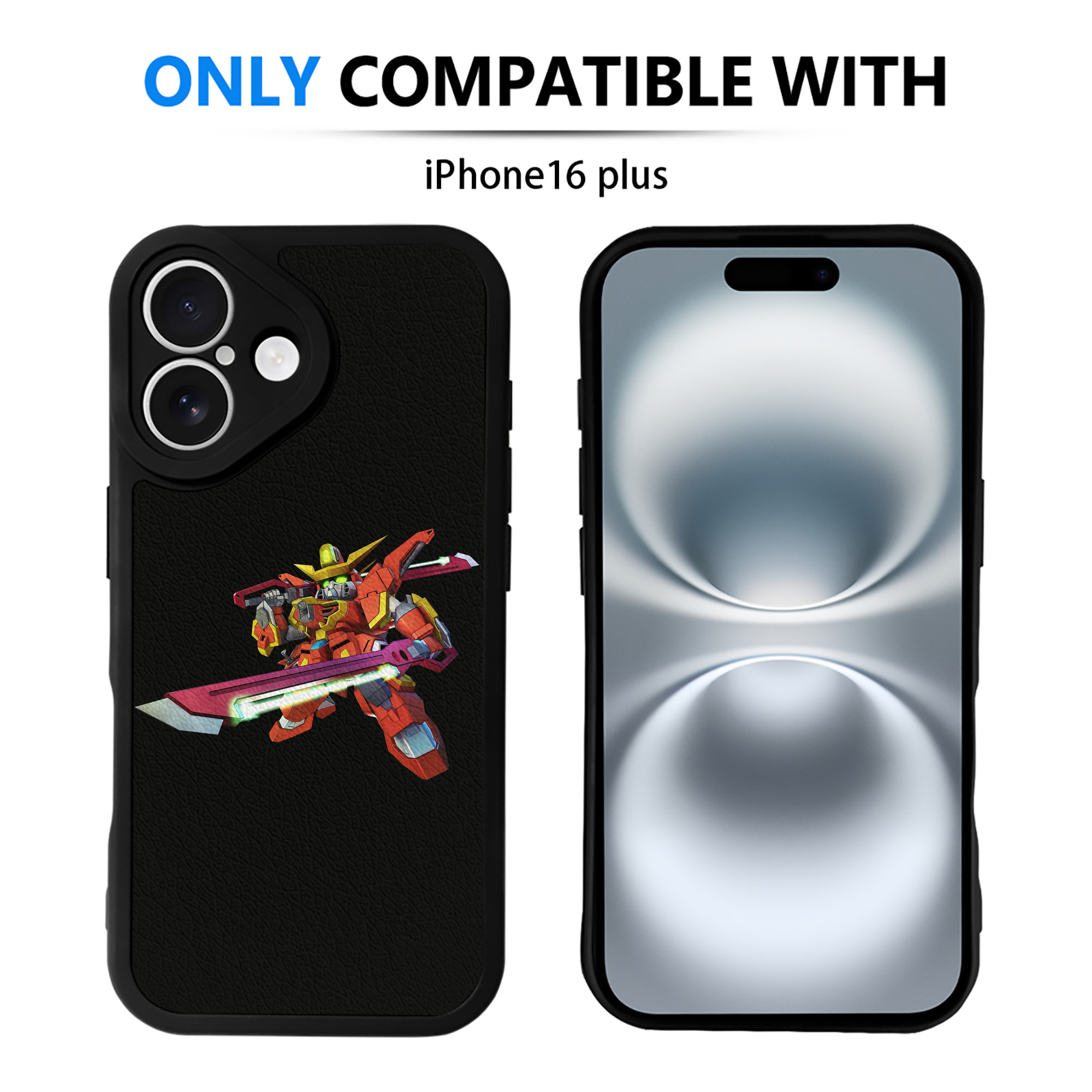 （画像用） 機動戦士ガンダム Mobile Suit Gundam 【iPhone 16シリーズ対応】シリコンスマホケース（レザー調） 材質：シリコン